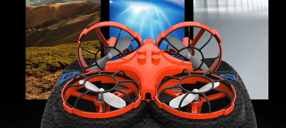 Eachine E016F - Eachine E016F 3-in-1 EPP Flying Air Boat Land  RC Quadcopter