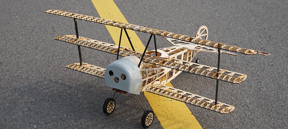 JWRC Fokker Dr.1 Red Baron 770mm Wingspan - JWRC Fokker Dr.1 Red Baron 770mm Wingspan  RC Airplane