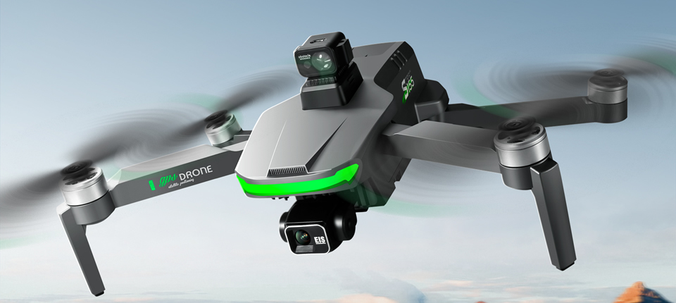 S155 GPS 5G WiFi 6KM Repeater FPV - YLR/C S155 GPS 5G WiFi RC Drone Quadcopter