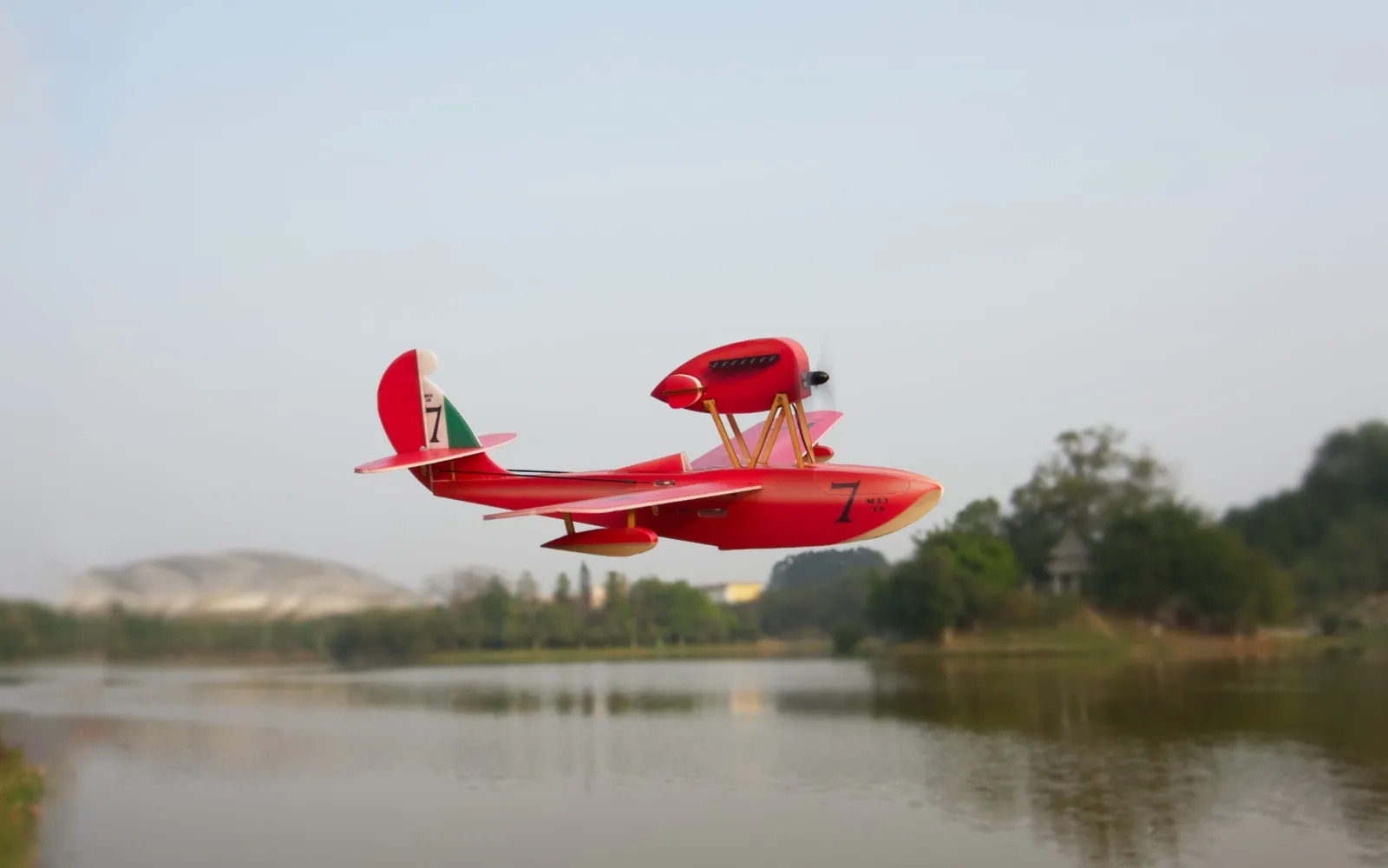2 1 - Bangood Minimum RC Macchi M-33 Micro-Scale 400mm Wingspan KT Foam RC Airplane KIT+Motor - Perfect Gift for RC Fans