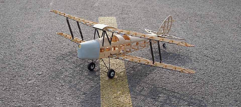 36 1 - Bangood's JWRC Havilland DH-82 Tiger Moth 1020mm Wingspan Balsa