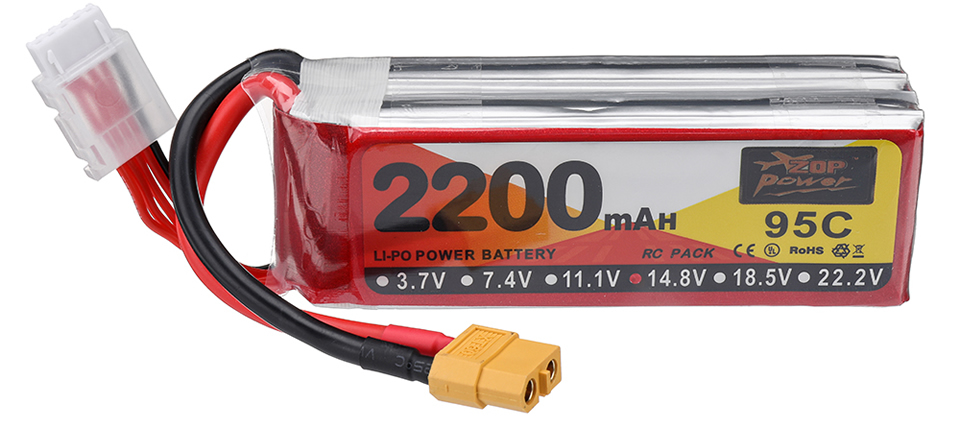 ZOP Power 14.8V 2200mAh 95C 4S LiPo Battery 101 1 - ZOP Power 14.8V 2200mAh 95C 4S LiPo Battery