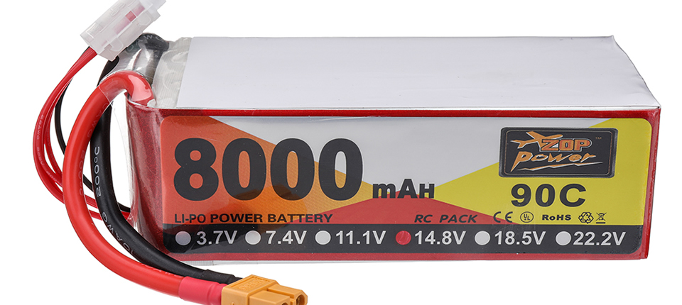 ZOP POWER 14.8V 8000mAh 90C 4S LiPo Battery 105 1 - ZOP POWER 14.8V 8000mAh 90C 4S LiPo Battery