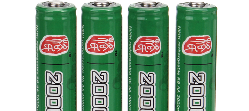 11 12 - Gens ACE 1.2V 2000mAh AA NiMH Rechargeable Battery