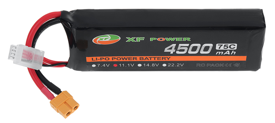 XF POWER 11.1V 4500mAh 75C 3S LiPo Battery 12 12 - XF POWER 11.1V 4500mAh 75C 3S LiPo Battery