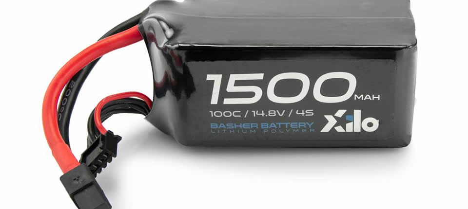 124 - High-Performance XILO 14.8V 1500mAh 4S 100C LiPo Battery