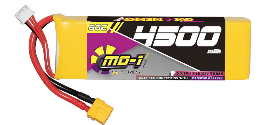 13 6 - Gaoneng GNB 11.1V 4500mAh 60C 3S LiPo Battery