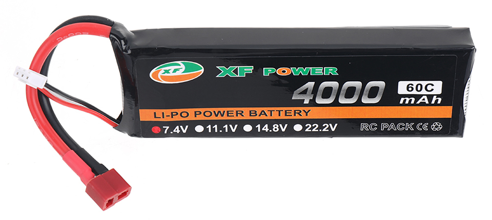 XF POWER 7.4V 4000mAh 60C 2S LiPo Battery 15 10 - XF POWER 7.4V 4000mAh 60C 2S LiPo Battery