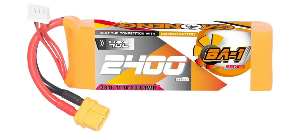 17 7 - Gaoneng GNB 11.1V 2400mAh 40C 3S LiPo Battery Review