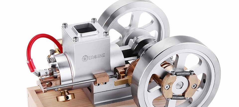 19 7 - Eachine ET1 STEM Upgraded Hit-and-Miss Gas Engine Stirling Engine Model Review