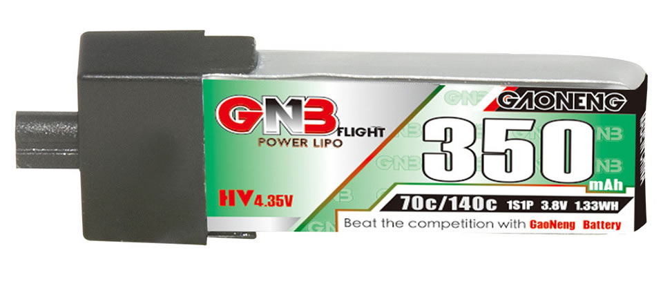 2 9 - Gaoneng 3.8V 350mAh 70C 1S LiHV Battery