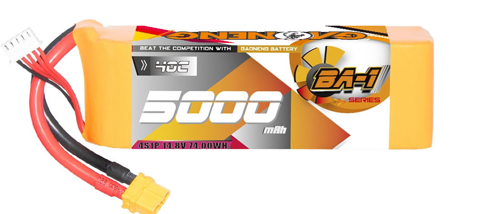 20 8 - Exploring the Gaoneng GNB 14.8V 5000mAh 40C 4S LiPo Battery