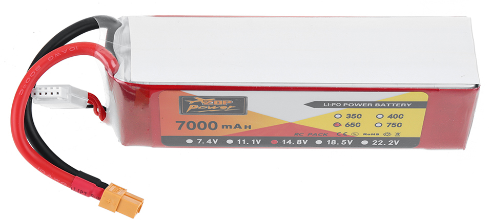 22 11 - ZOP POWER 14.8V 7000mAh 65C 4S LiPo Battery