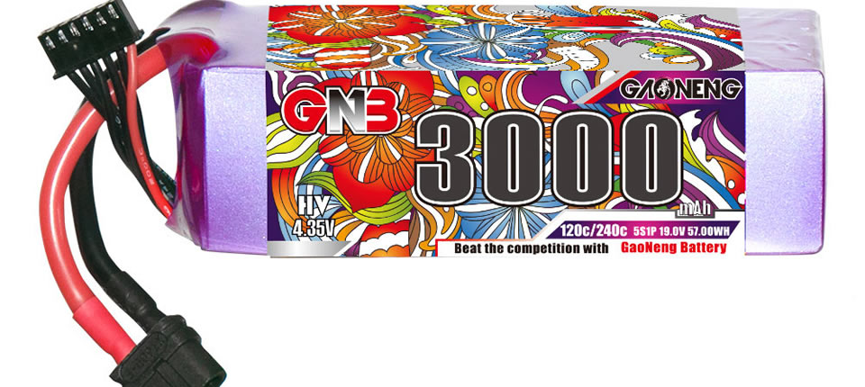 24 6 - Gaoneng GNB 5S 19V 3000mAh 120C LiHV Lithium Battery