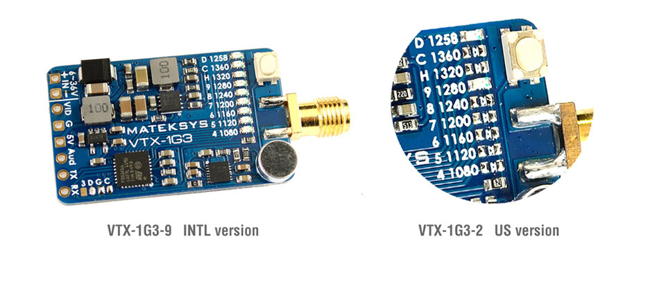 25 6 - MATEK System 1.2GHz/1.3GHz VTX 1G3-9 INTL Version Review