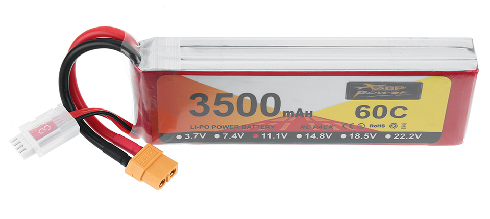 26 10 - ZOP POWER 11.1V 3500mAh 60C 3S LiPo Battery