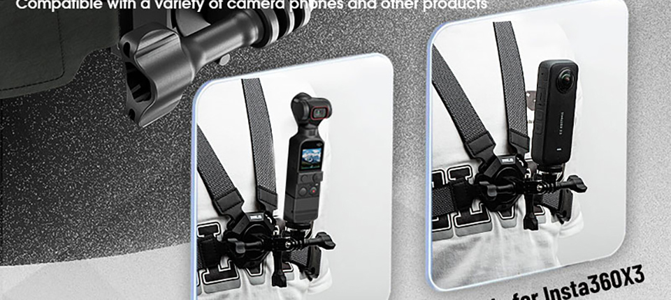 STARTRC Magnetic Vlog Quick Release Action3 Elastic Chest Mount 28 3 - STARTRC Magnetic Vlog Quick Release Action3 Elastic Chest Mount