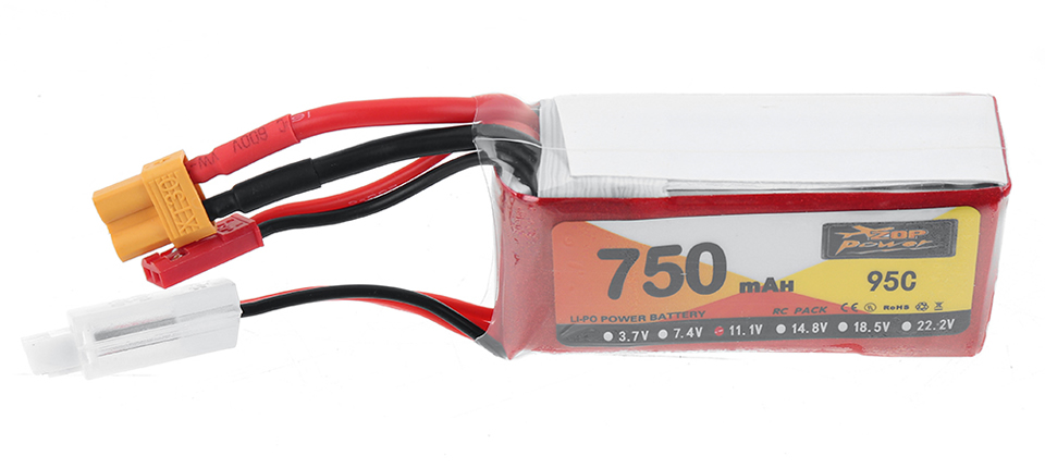 ZOP POWER 11.1V 750mAh 95C 3S LiPo Battery 29 10 - ZOP POWER 11.1V 750mAh 95C 3S LiPo Battery