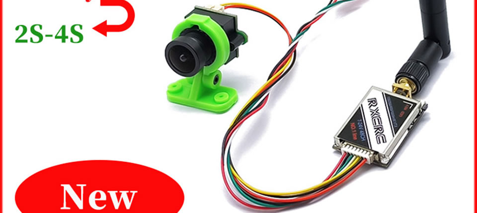 30 4 - EWRF 5.8G 48CH Long Range FPV Transmitter with CMOS 1000TVL FPV Camera