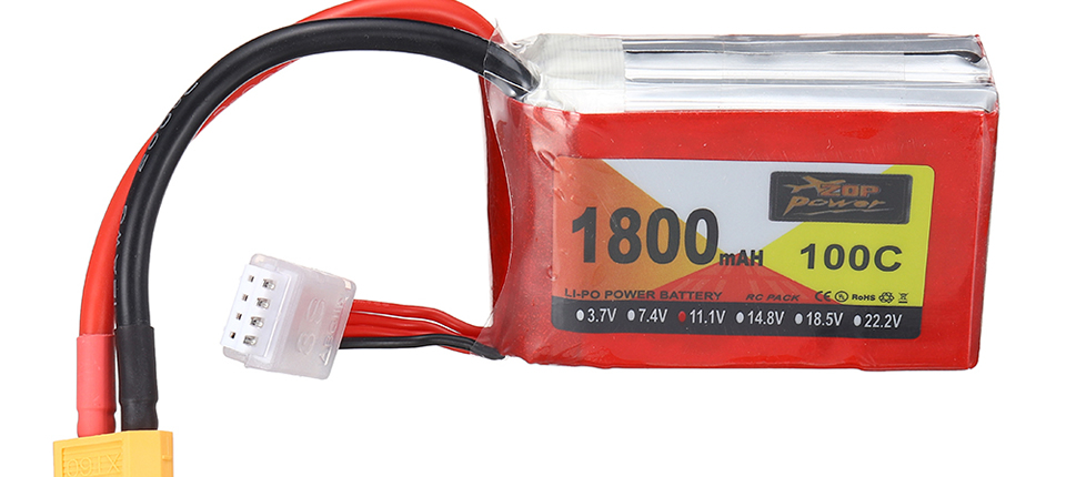 ZOP Power 11.1V 1800mAh 100C 3S LiPo Battery 30 9 - ZOP Power 11.1V 1800mAh 100C 3S LiPo Battery