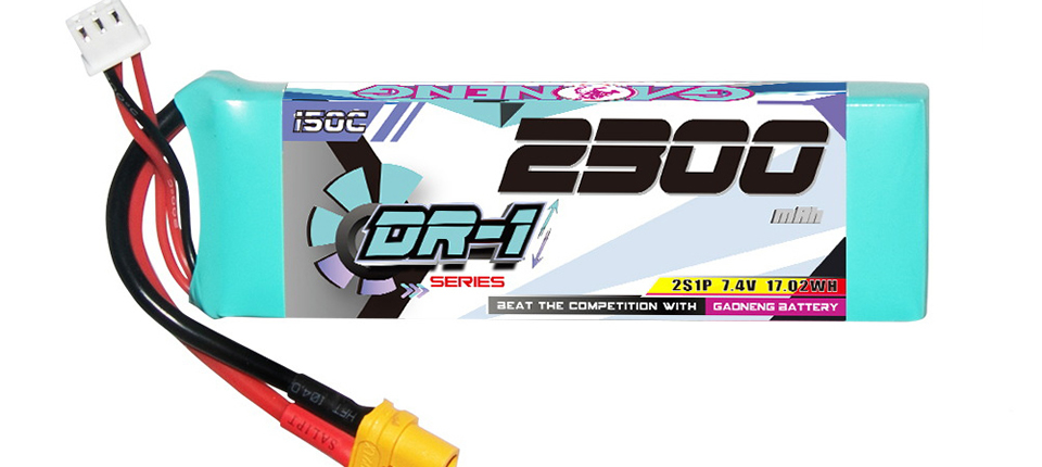 35 6 - Gaoneng GNB 7.4V 2300mAh 150C 2S LiPo Battery