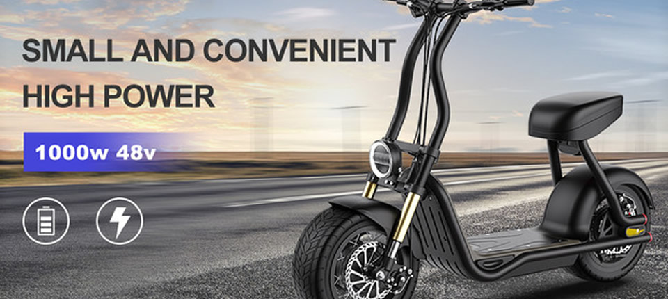 38 4 - Mototec Metro H10 48V 13Ah 1000W 14-Inch Electric Scooter