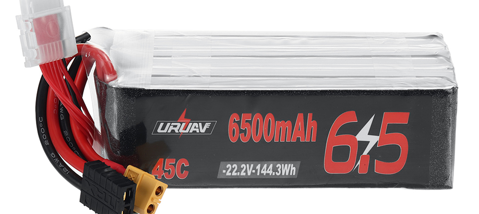 39 8 - URUAV 22.2V 6500mAh 45C 6S LiPo Battery