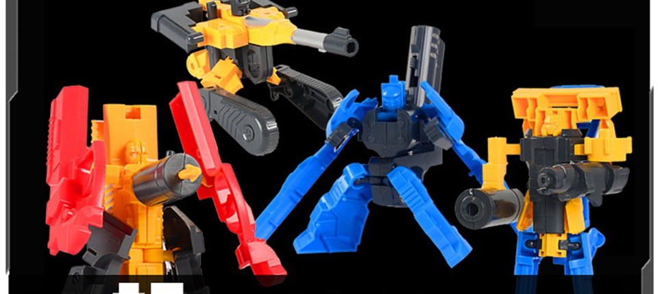 4 4 - Children's Transforming Pistol Robot Toy