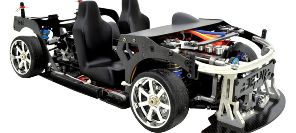 45 2 - Fujion FJ9-1 or FJ9-10 Front Engine Design RC Car Part Drift Framework Evaluation