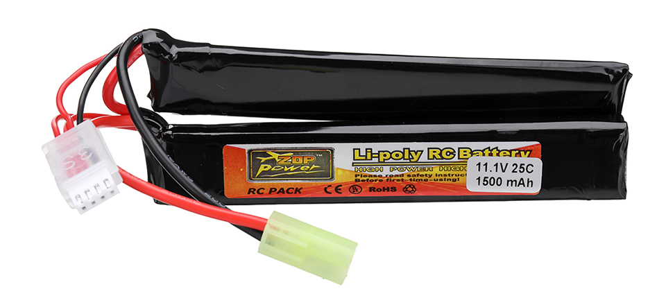 45 6 - ZOP Power 11.1V 1500mAh 25C 3S LiPo Battery