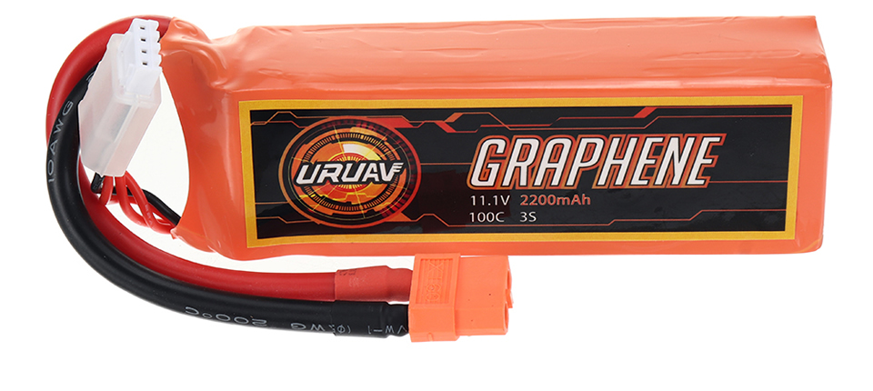 45 7 - URUAV GRAPHENE 11.1V 2200mAh 100C 3S LiPo Battery