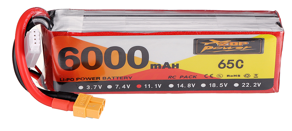 ZOP Power 11.1V 6000mAh 65C 3S LiPo Battery 5 14 - ZOP Power 11.1V 6000mAh 65C 3S LiPo Battery