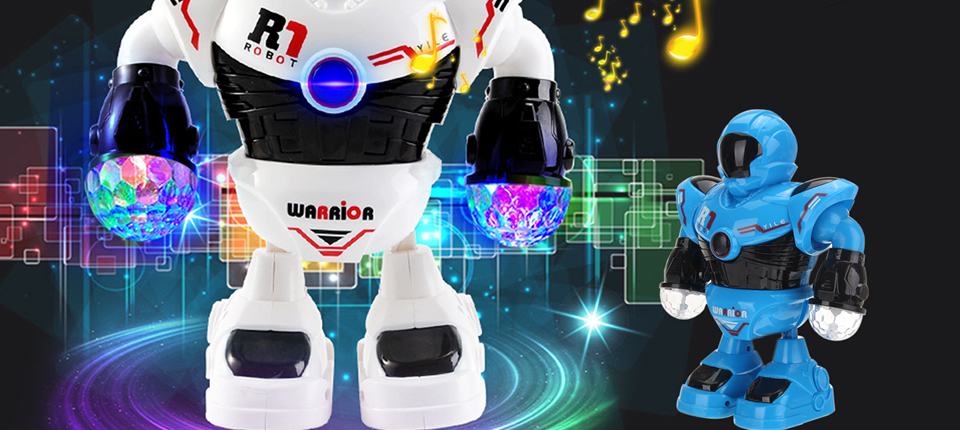 5 4 - Space Police Electric Dancing Robot