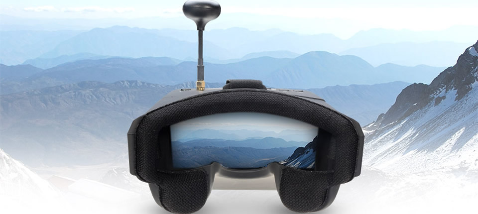 5 6 - Eachine EV800 5-Inch 800x480 FPV Goggles