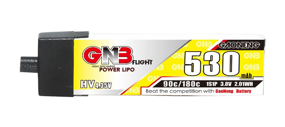 5 8 - Gaoneng 6Pcs 3.8V 530mAh 90C 1S LiHV Battery