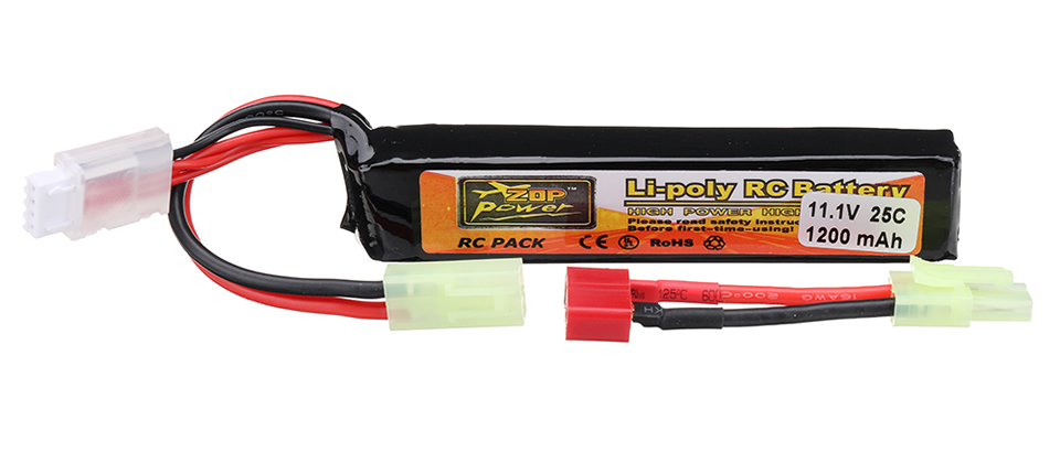 50 6 - ZOP Power 11.1V 1200mAh 25C 3S LiPo Battery