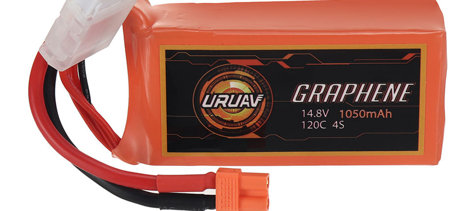 58 4 - URUAV GRAPHENE Power 14.8V 1050mAh 120C 4S LiPo Battery