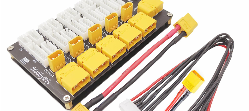 6 7 - T60 XT30 Lipo Battery Parallel Charging Board