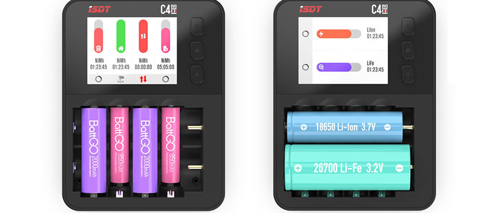 6 9 - ISDT C4 EVO 36W 8A 6-Channel Smart Battery Charger