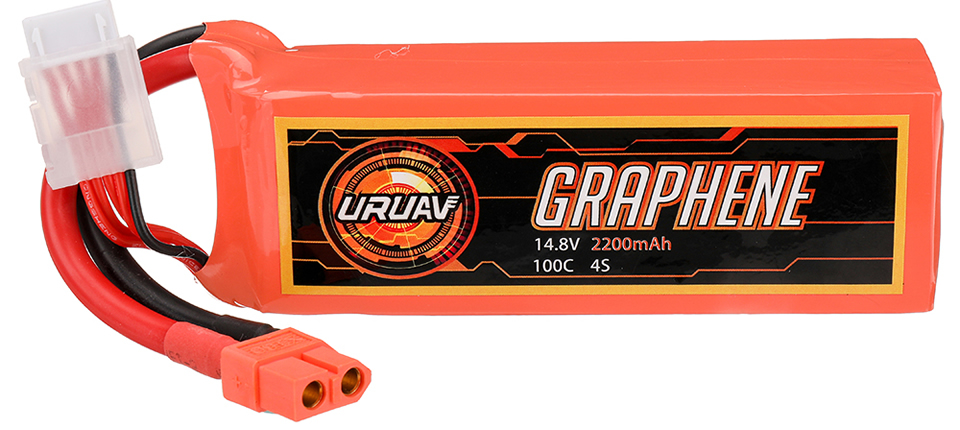 62 5 - URUAV GRAPHENE Power 14.8V 2200mAh 100C 4S LiPo Battery