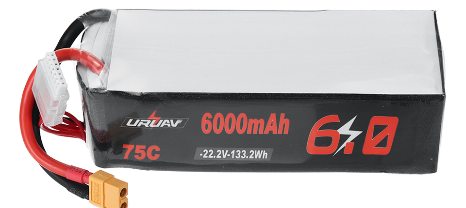 65 4 - URUAV Power 22.2V 6000mAh 75C 6S LiPo Battery