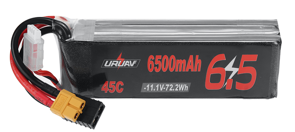 72 4 - URUAV 11.1V 6500mAh 45C 3S LiPo Battery