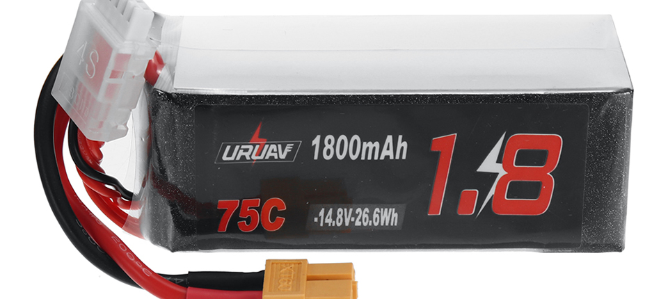 URUAV Power 14.8V 1800mAh 75C 4S LiPo Battery 89 2 - URUAV Power 14.8V 1800mAh 75C 4S LiPo Battery